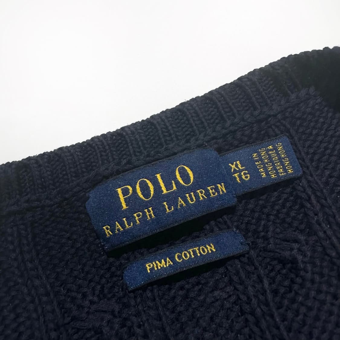 폴로 신형 화이트포니 꽈배기 반팔 니트 상품이미지3