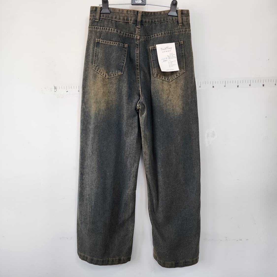딥워싱 와이드 데님 팬츠 상품이미지3