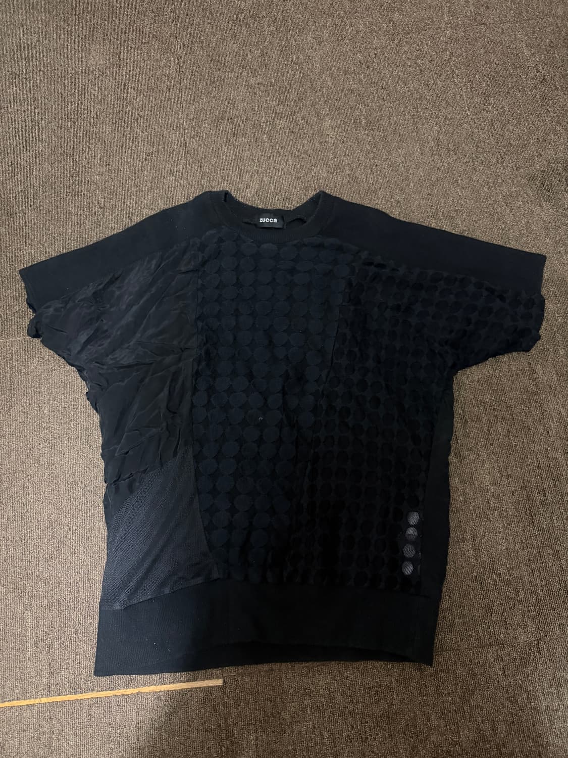 빈티지 시스루 반팔티셔츠 상품이미지1