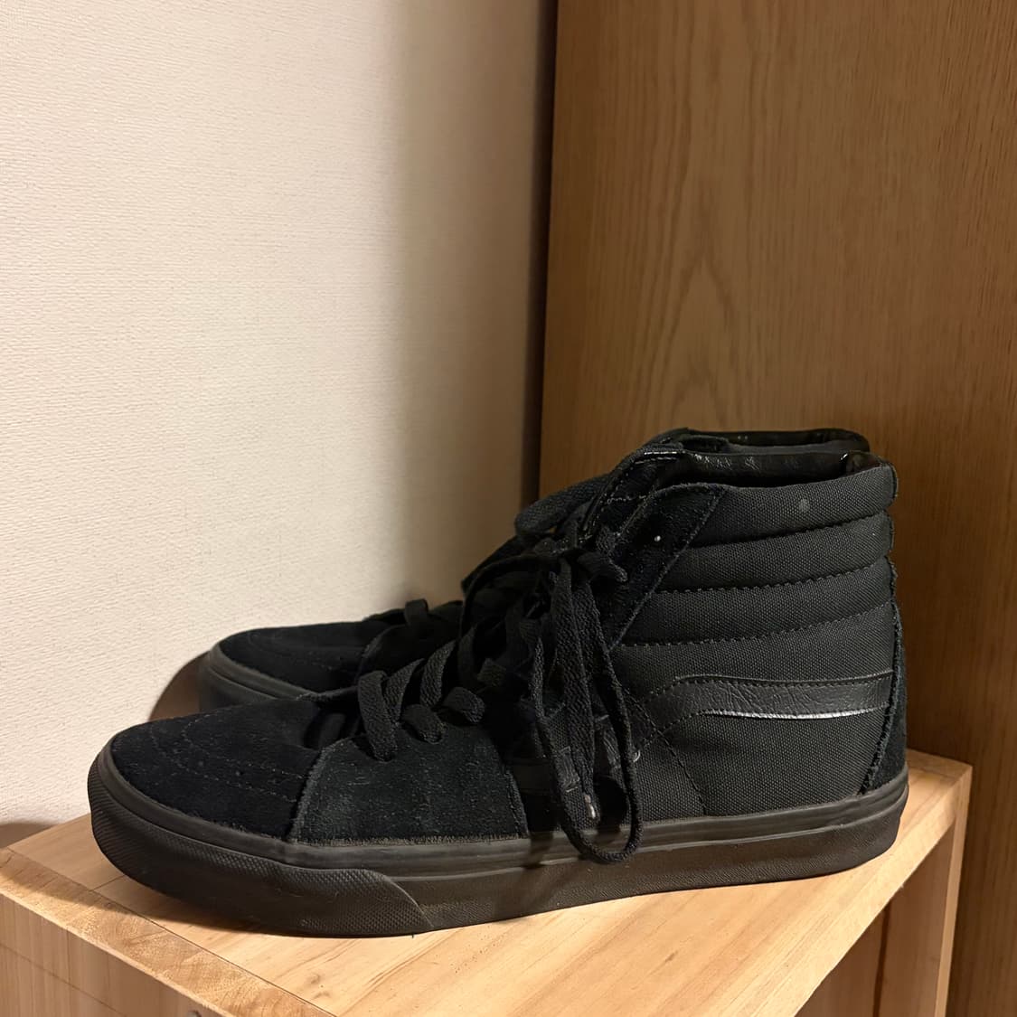 00s Vans Sk-8 hi Triple Black   상품이미지6
