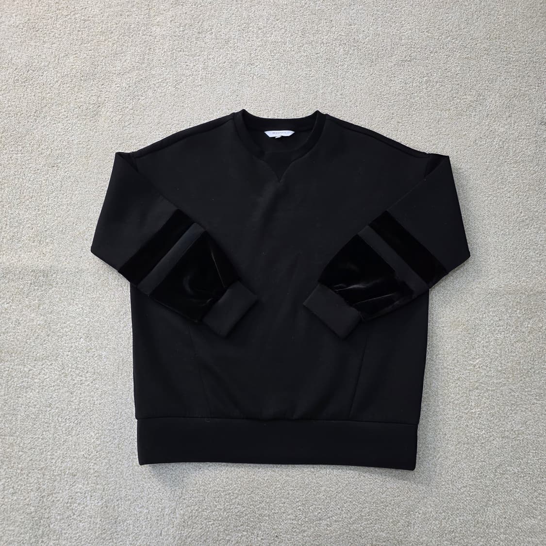 [95] 빈폴 스포츠 벨벳소매 라운드 맨투맨 (미세찢김) 1217J1 상품이미지1