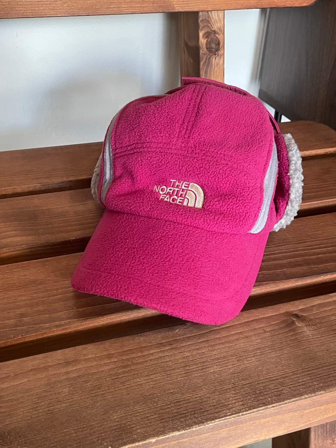 노스페이스 트루퍼햇 군밤모자 귀도리 핑크 상품이미지1