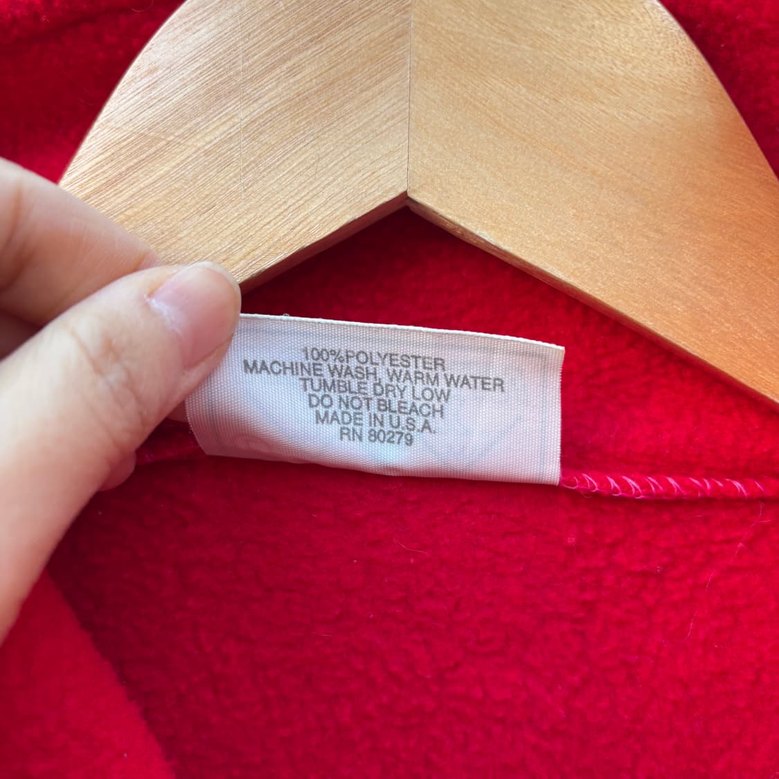 Vintage 빈티지 90s made in usa 플리스 후리스 풀오버 상품이미지8