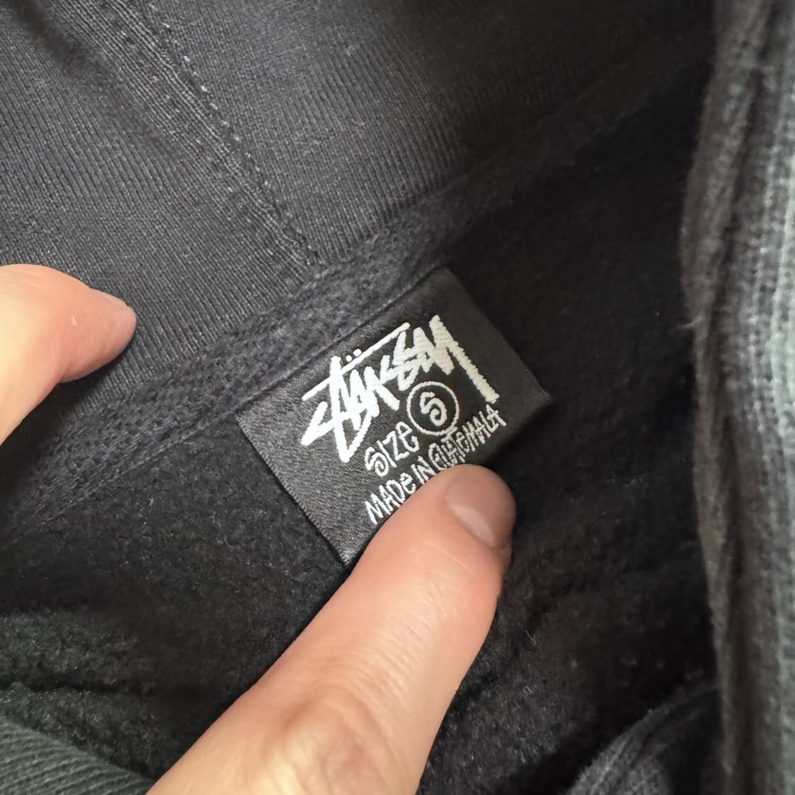 정품 스투시 8볼 블랙 후드티 상품이미지5