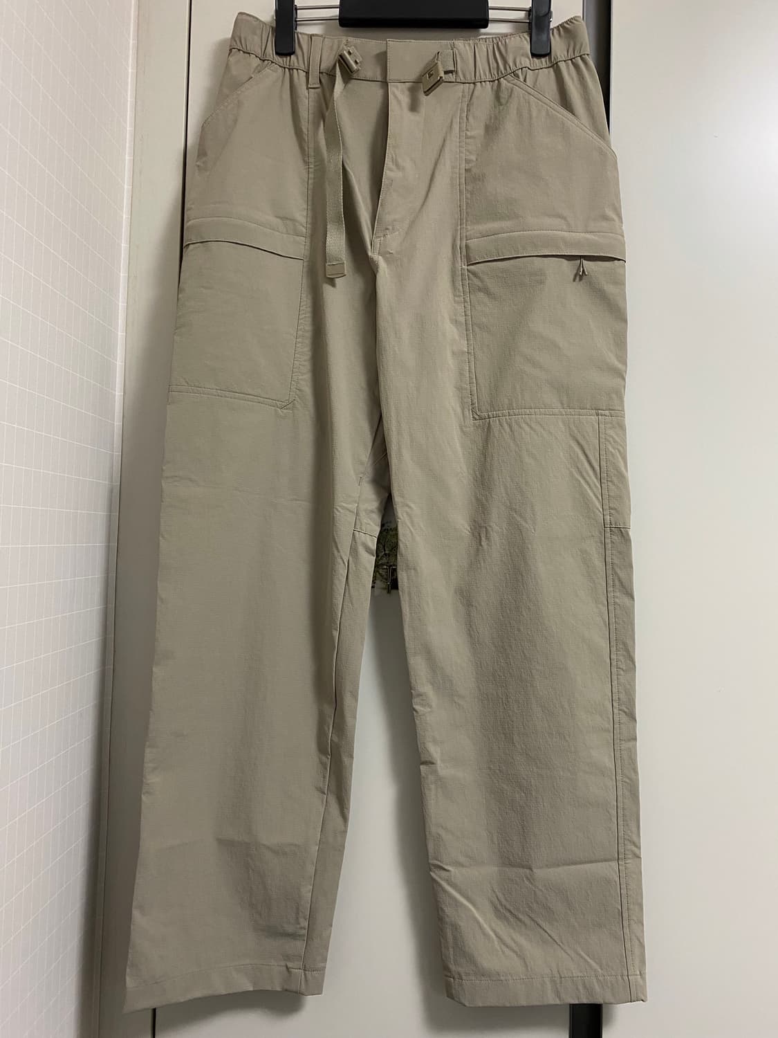 새상품 유니클로 기어 팬츠S 베이지 상품이미지2