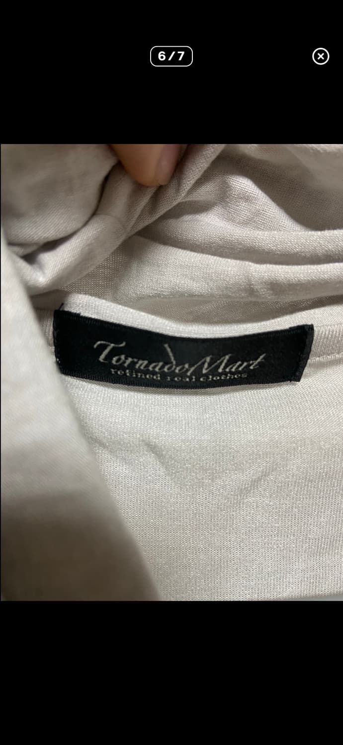 TORNADO MART draped layered long sleeve 상품이미지4