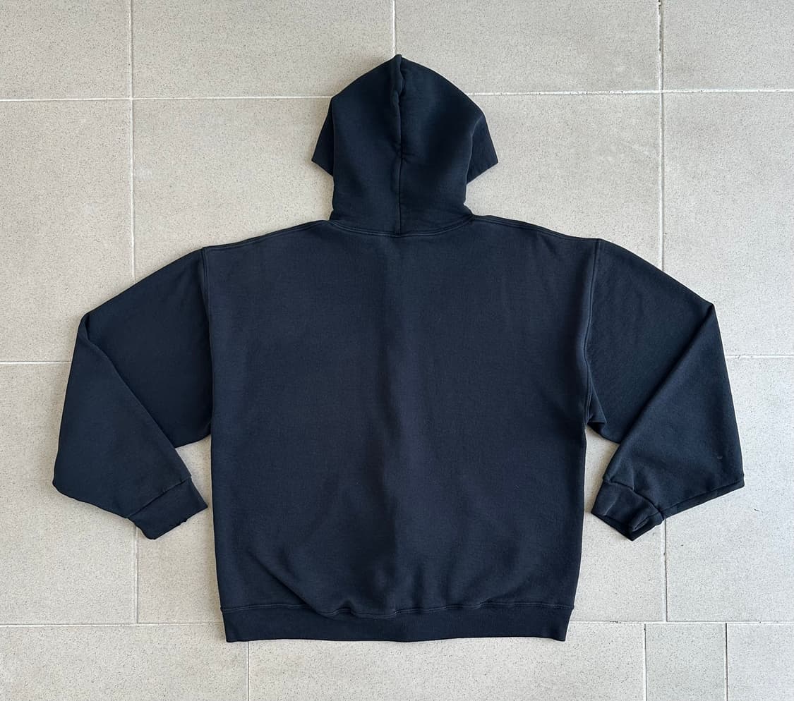 빈티지 러셀 후드집업 블랙 L 상품이미지2