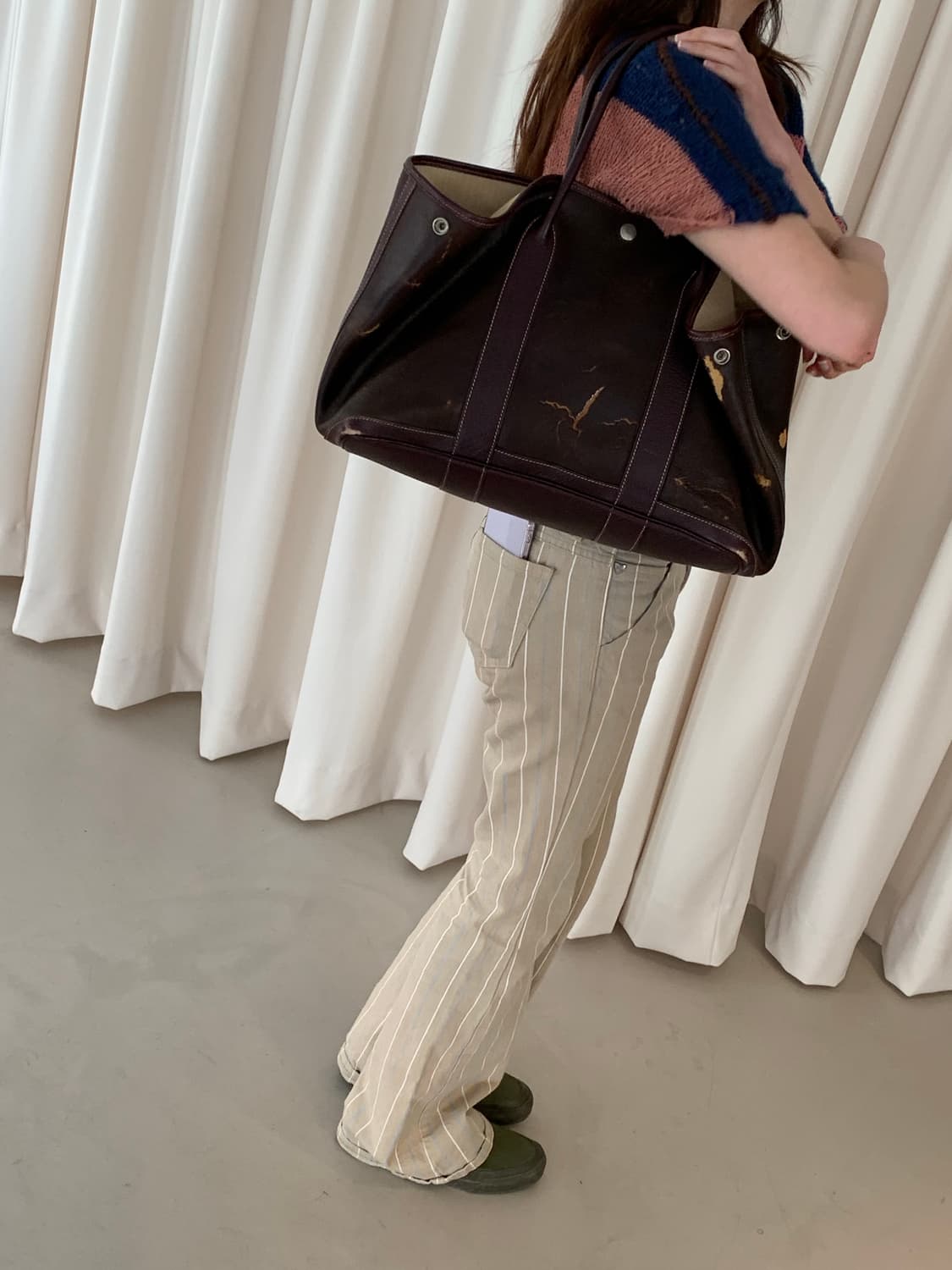 00's Vintage "Hermes" Garden Party Bag 상품이미지1