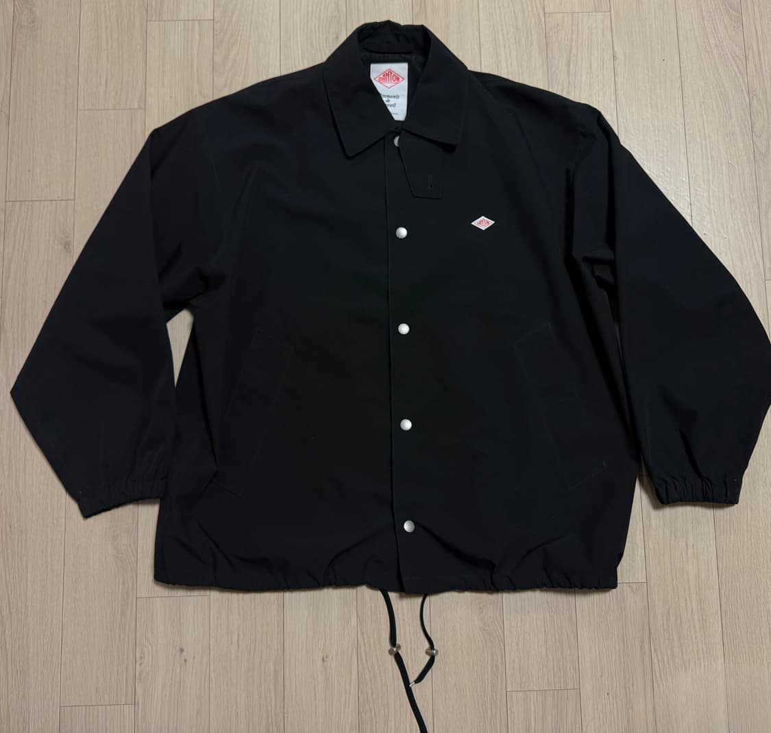 단톤(Danton) 오버핏 코치 자켓 M 블랙 상품이미지3