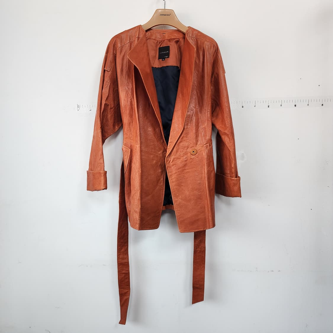 the스튜디오 오렌지 레더 자켓 상품이미지2