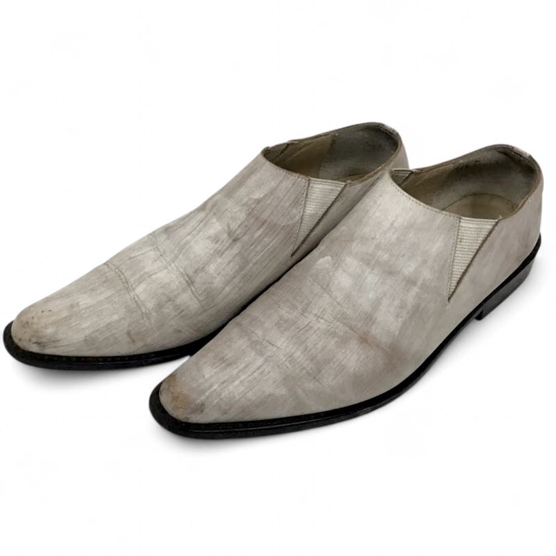 꼼데가르송 트리콧 페인팅 크렉레더 로퍼 상품이미지3