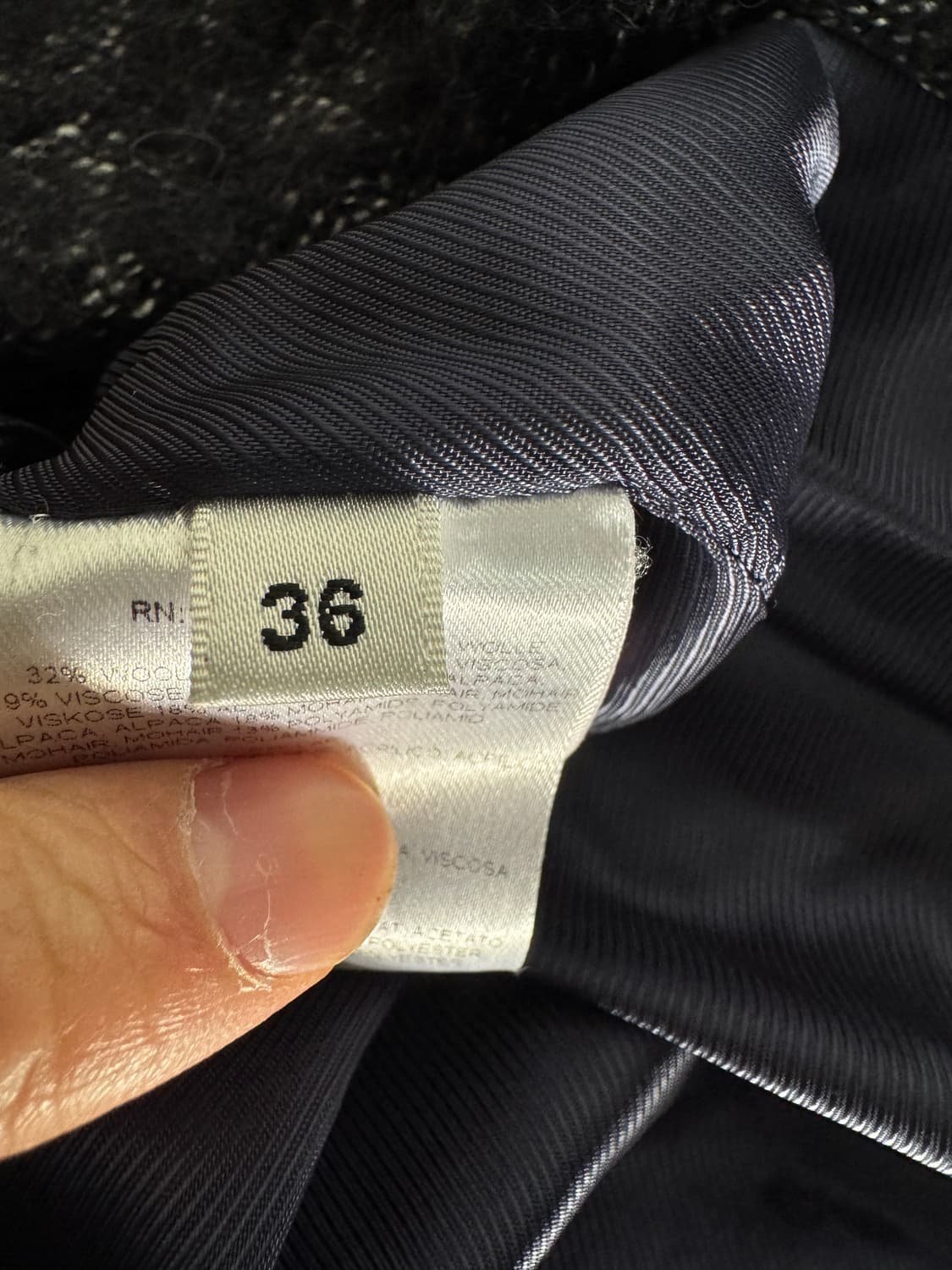 희귀!! 여성 에센셜 앤트워프 모헤어 알파카 코트 36 상품이미지5