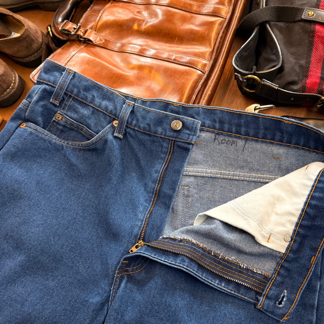 80S 리바이스 516 MADE IN USA 데님 팬츠 36 37 상품이미지5