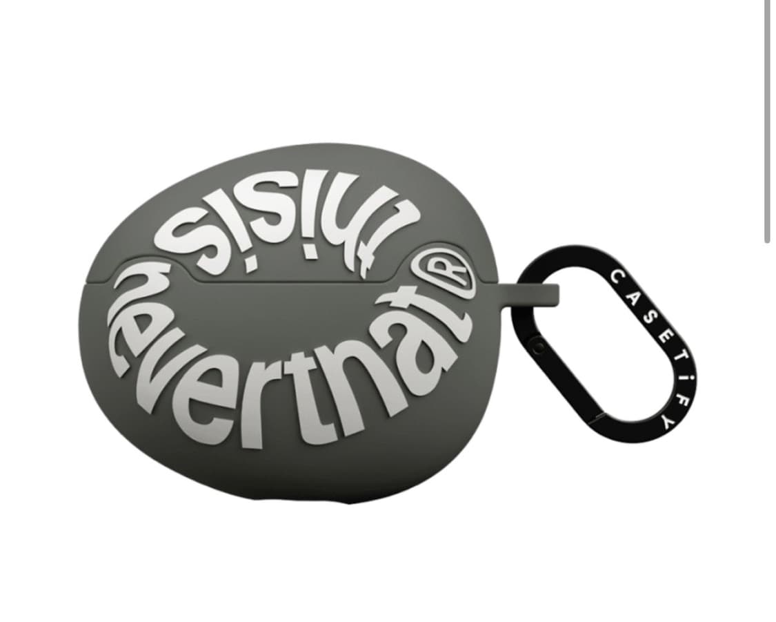 케이스티파이 x 디스이즈네버댓 페블 컬렉티블 에어팟 프로 케이스 그레이 상품이미지1