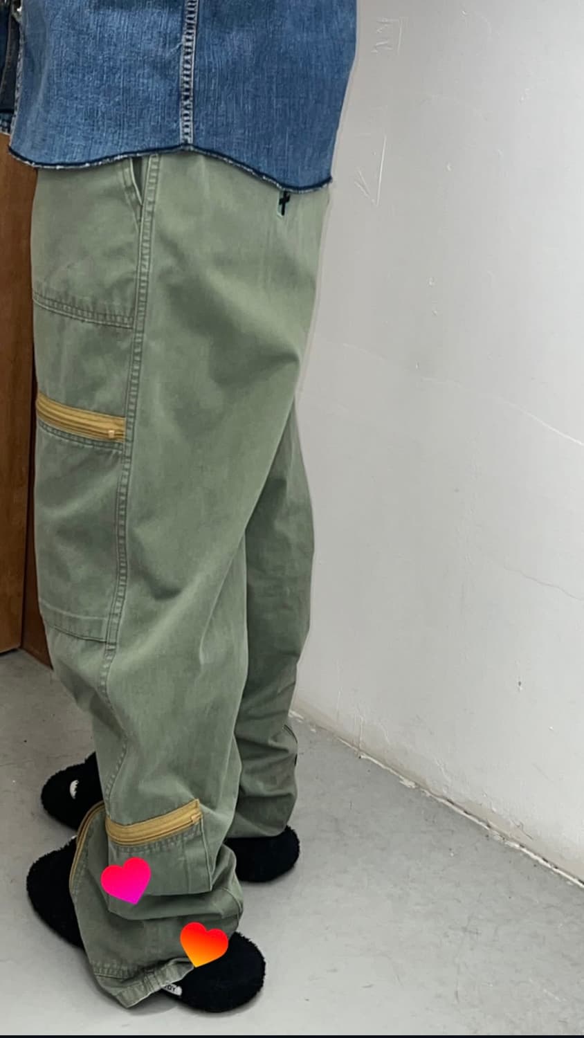 베이프 Bape 카고팬츠 카키 상품이미지4