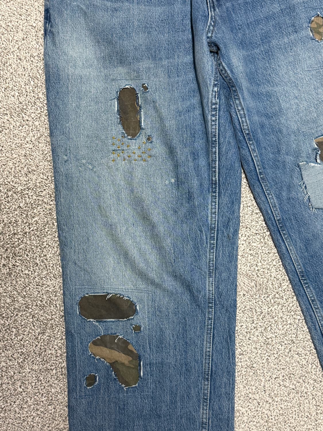 Rework Baggy Camo denim pants 상품이미지8