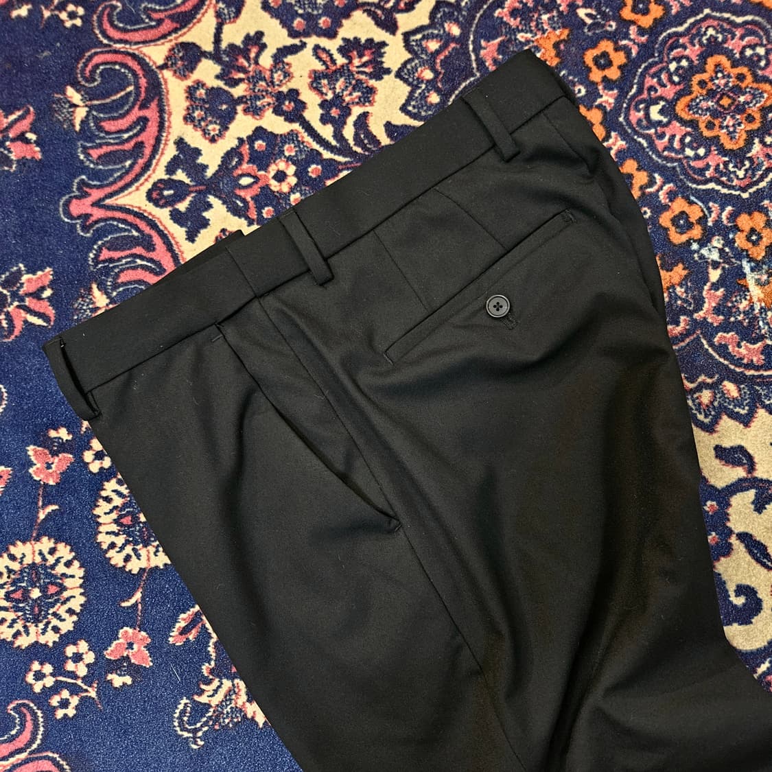 무신사스탠다드 테이퍼드핏 레이온 혼방 슬렉스 32size 상품이미지5