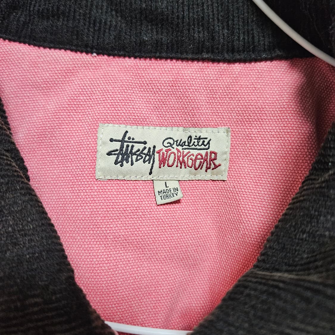 (L) 스투시 빈티지 워크자켓 핑크 상품이미지2