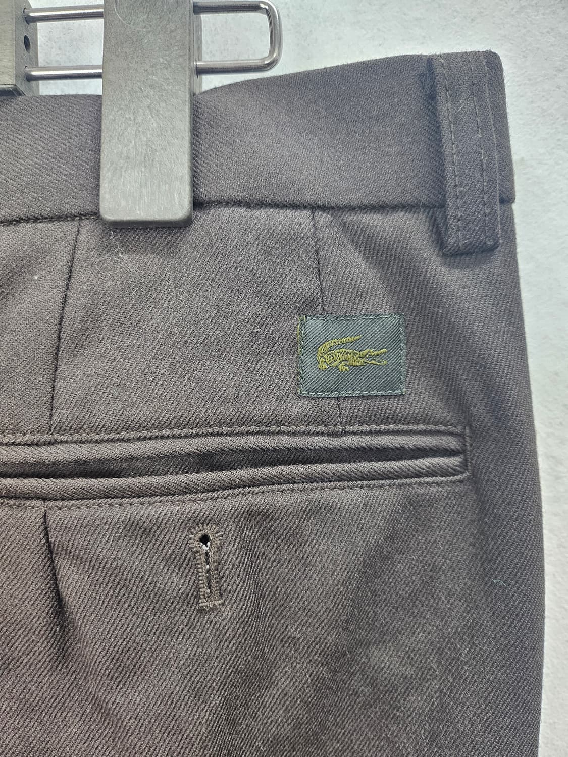 라코스테 남성 모 100% 정장 바지 35인치 상품이미지9