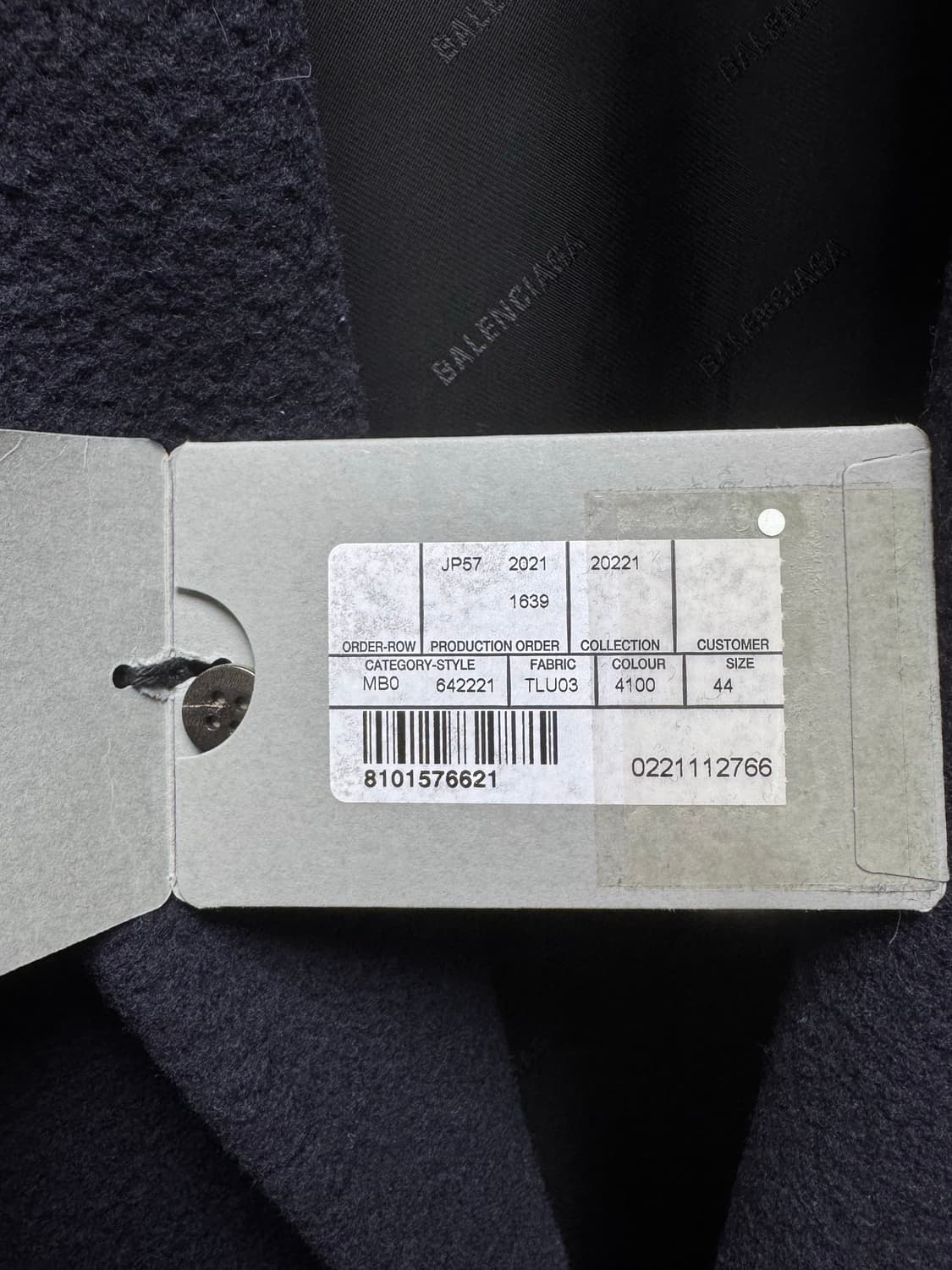 [44] 발렌시아가 알파카 박시 코트 상품이미지7