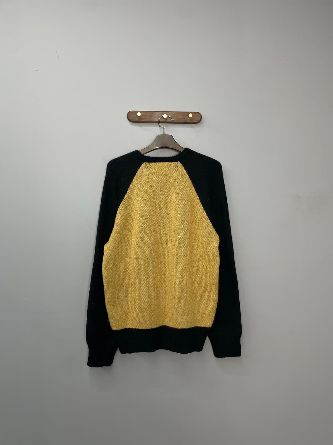 더바이닐하우스 모헤어 자카드 옐로우 스웨터 H1823 상품이미지4