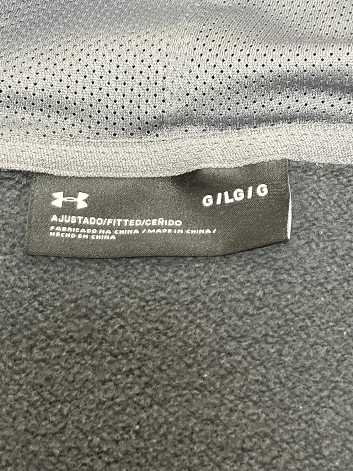 언더아머 남성 후드집업 L 회색 상품이미지3