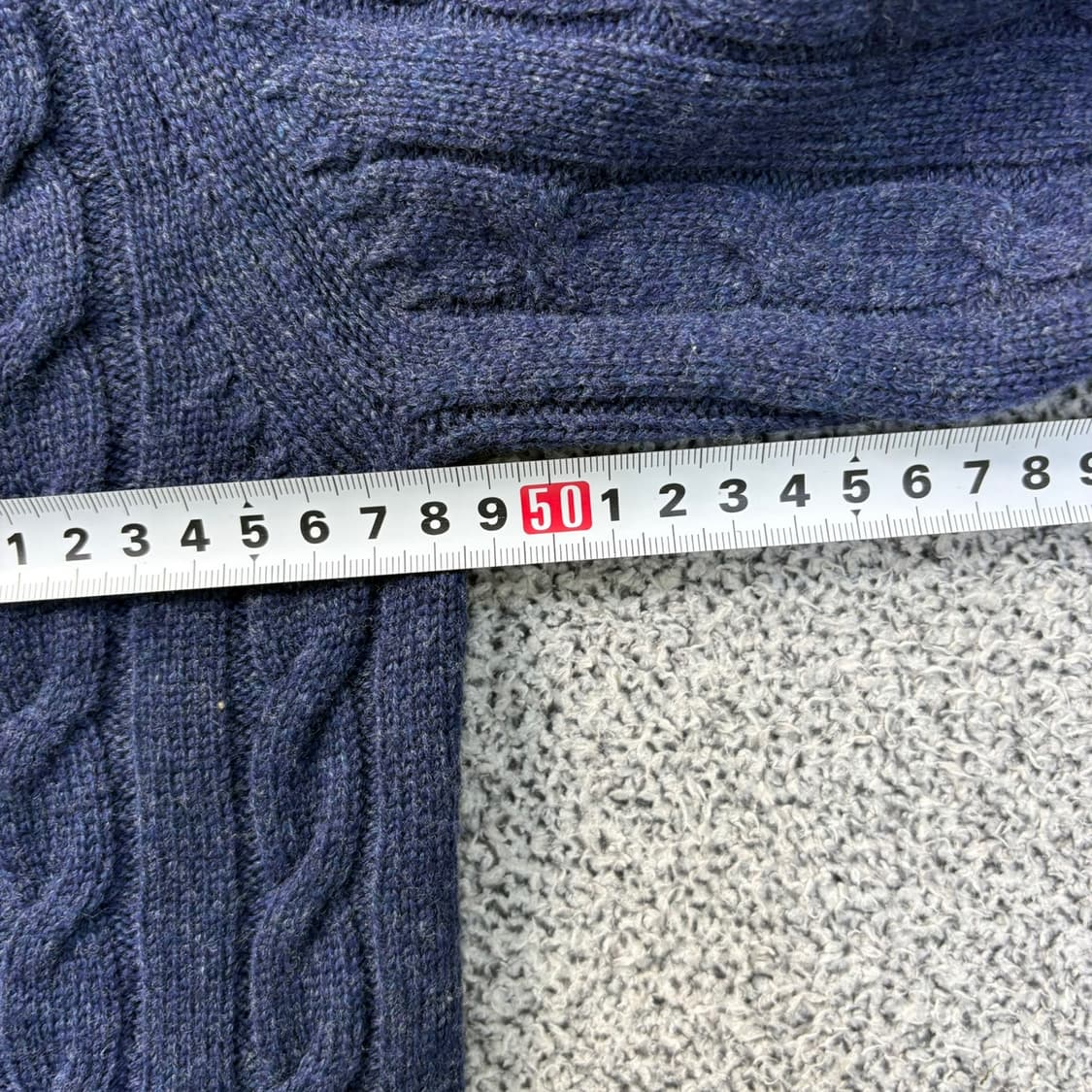 XS 빈폴 남성 긴팔 울 케이블 니트 0413J 상품이미지5