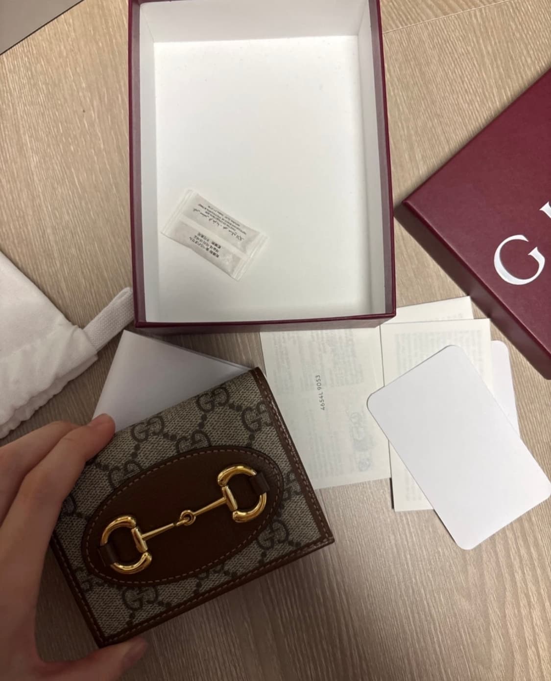 구찌 홀스빗 1955 반지갑 상품이미지8