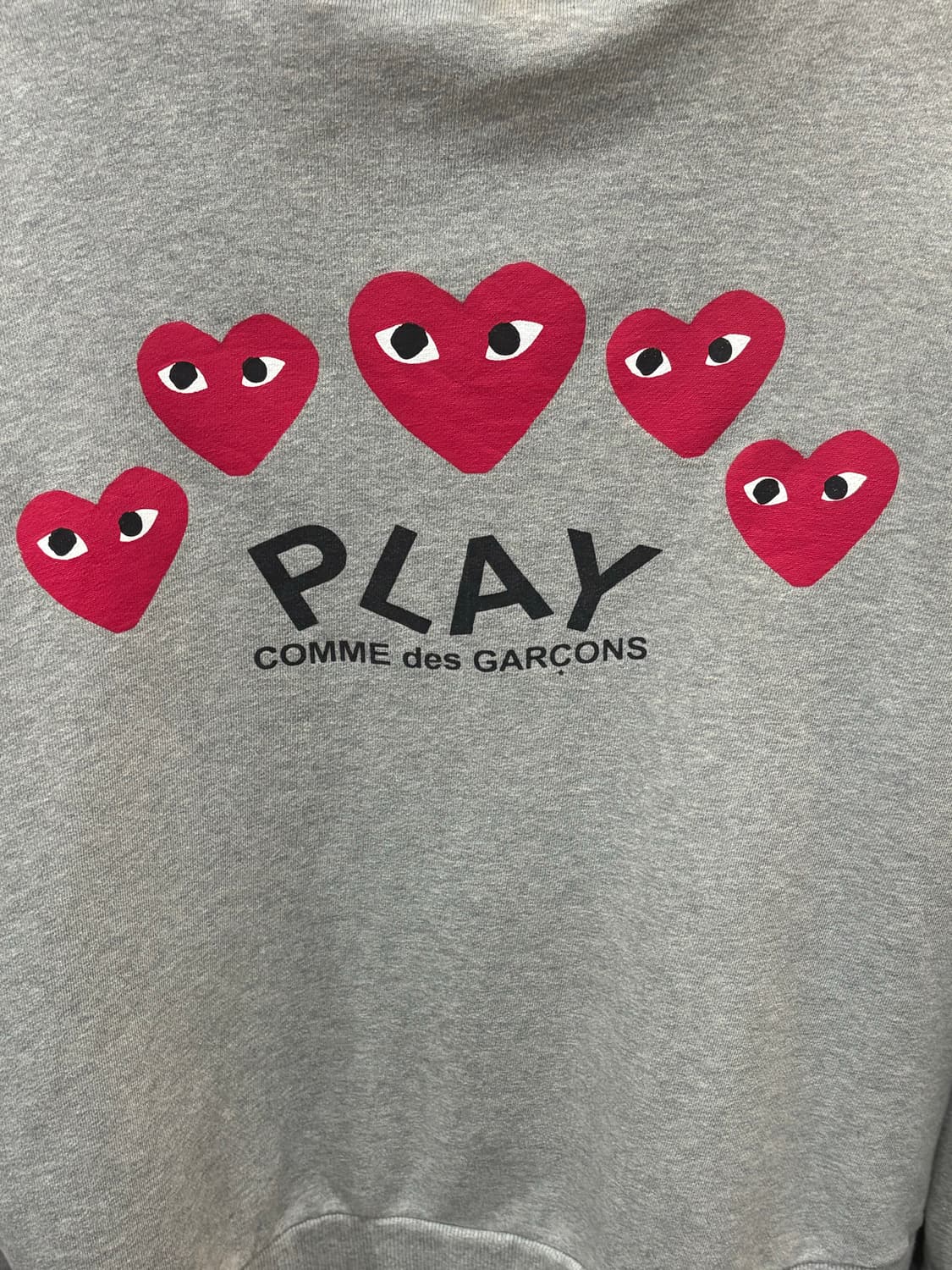 꼼데가르송 플레이 5 하트 후드집업 상품이미지5