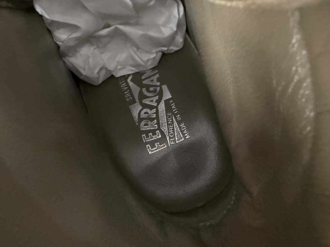 살바토레 페라가모 스웨이드 하이탑 스니커즈 38 상품이미지7