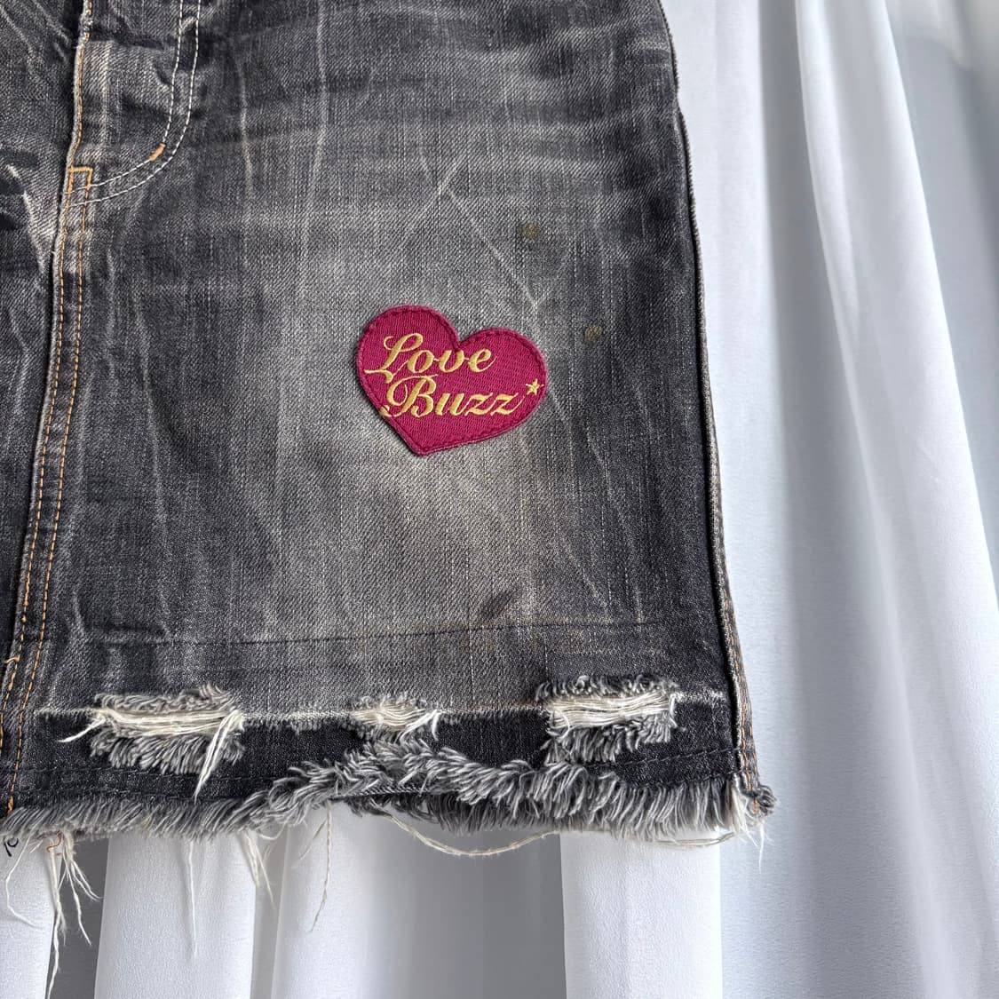 히스테릭 글래머 러브 버즈 미니스커트 상품이미지5