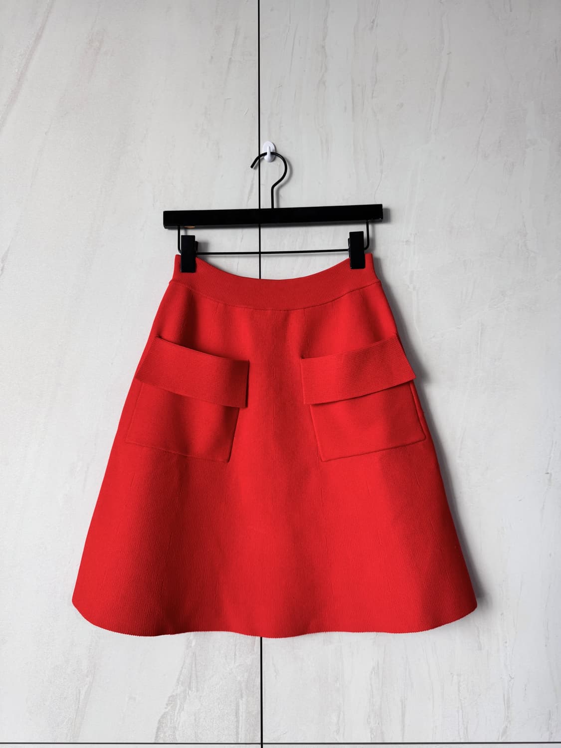 새상품 A.L.C. 레드 포켓 니트 스커트 XS(44,55사이즈 가능) 상품이미지2
