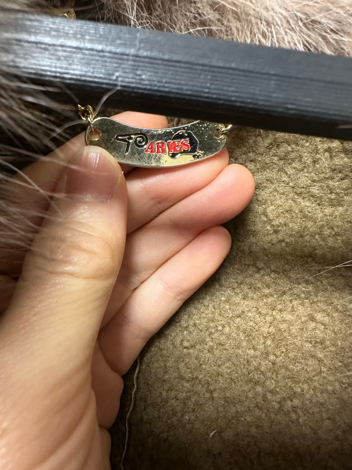 ARIES 폭스털 포인트  양털 토스카나  자켓 - 66사이즈 적당 상품이미지8