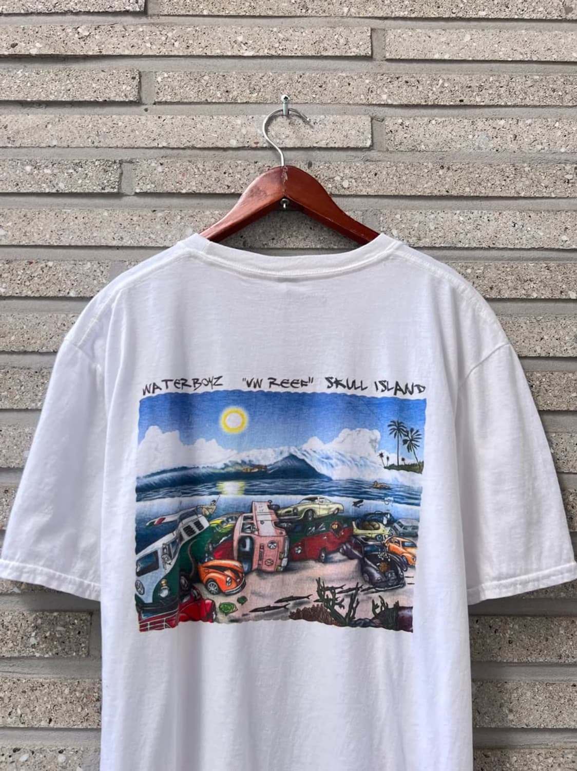 [L]Waterboyz 워터보이즈 SKULL ISLAND 티셔츠 상품이미지1