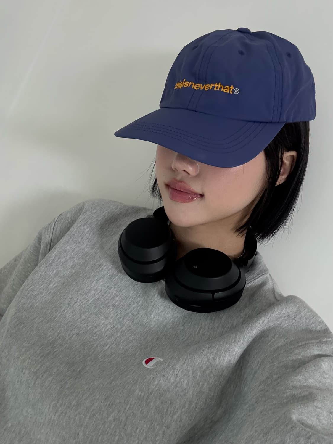 디스이즈네버댓 네이비 나일론 캡 상품이미지1