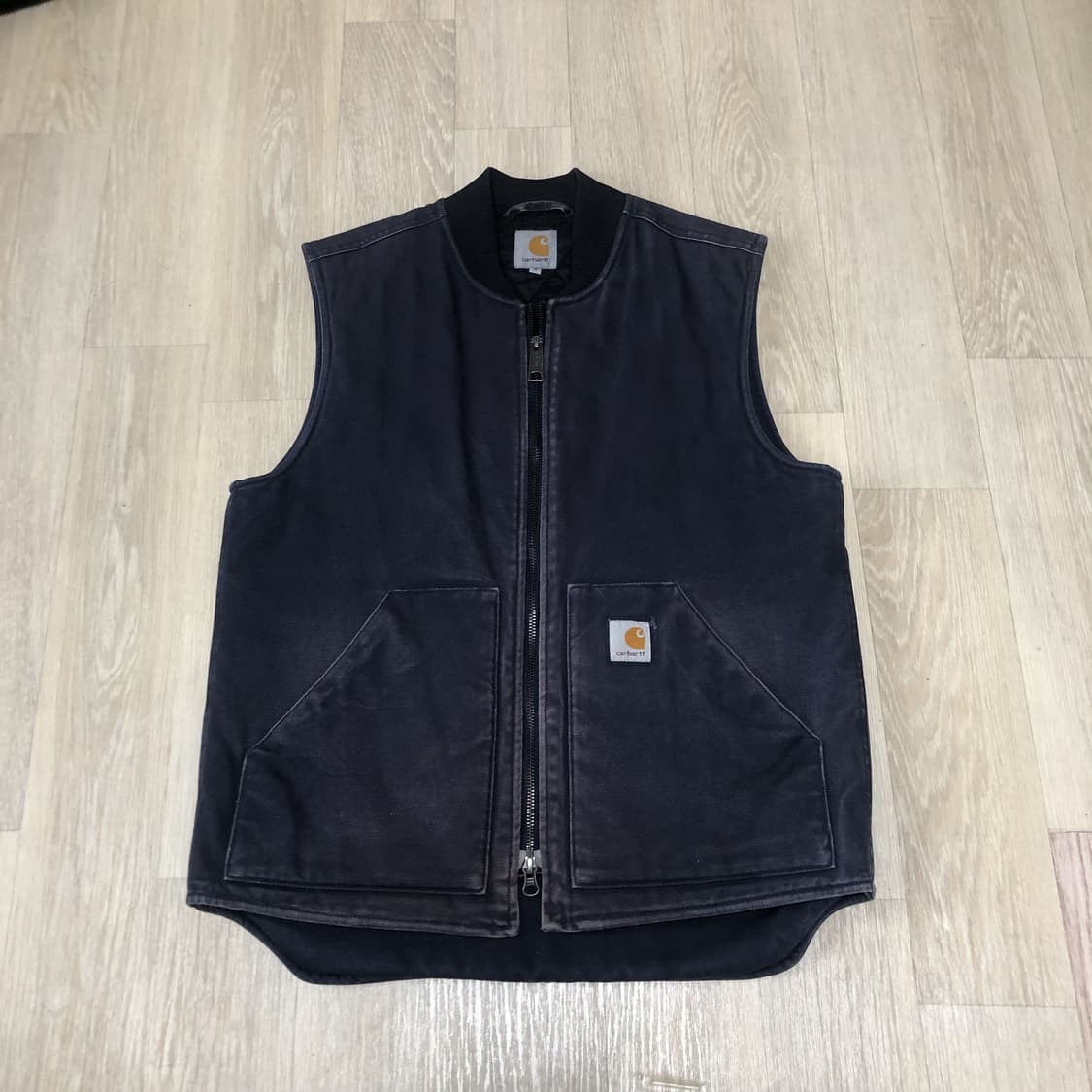 (M) 칼하트 Carhartt 덕캔버스 신슐레이트 베스트 조끼 네이비 상품이미지1