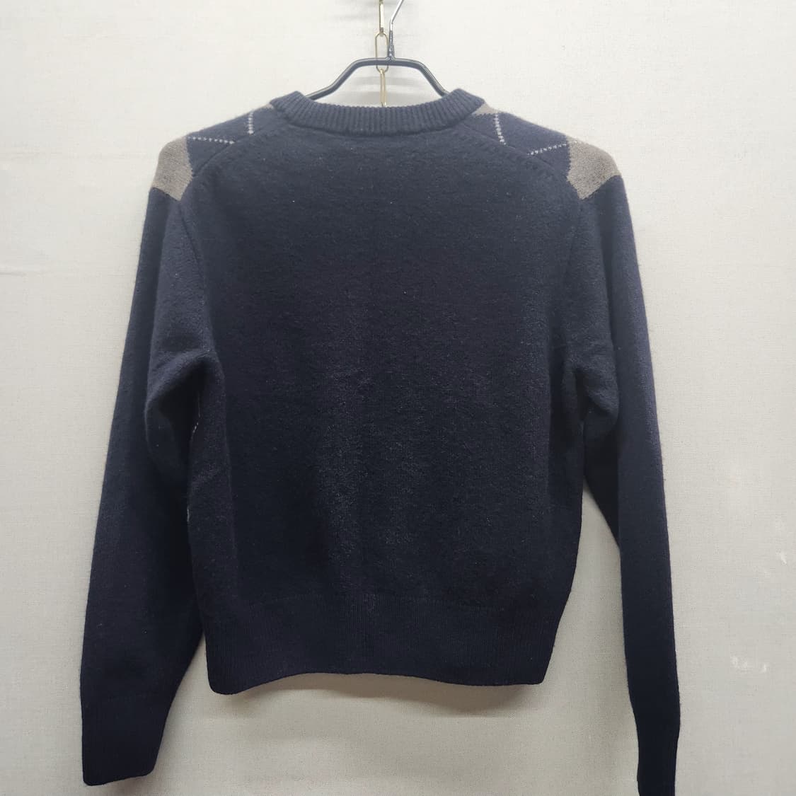 유니클로 아가일 패턴 니트 M 상품이미지3