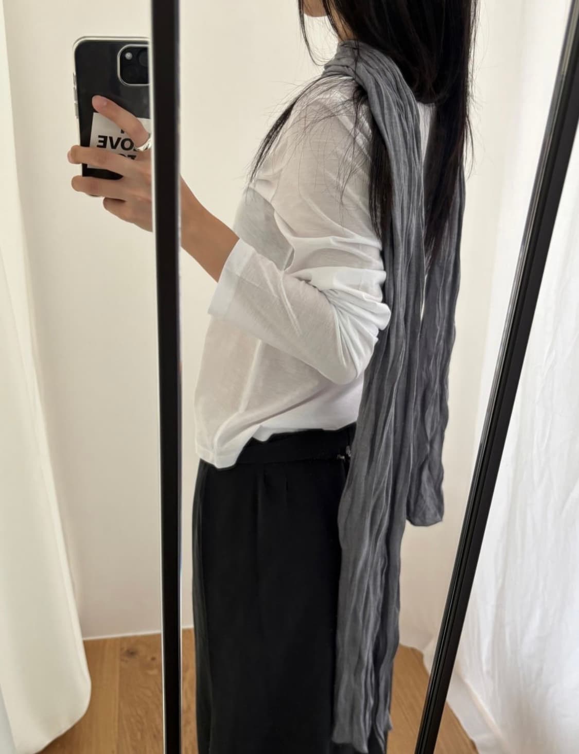 브리즈아카이브 스카프 라이트 그레이 상품이미지1