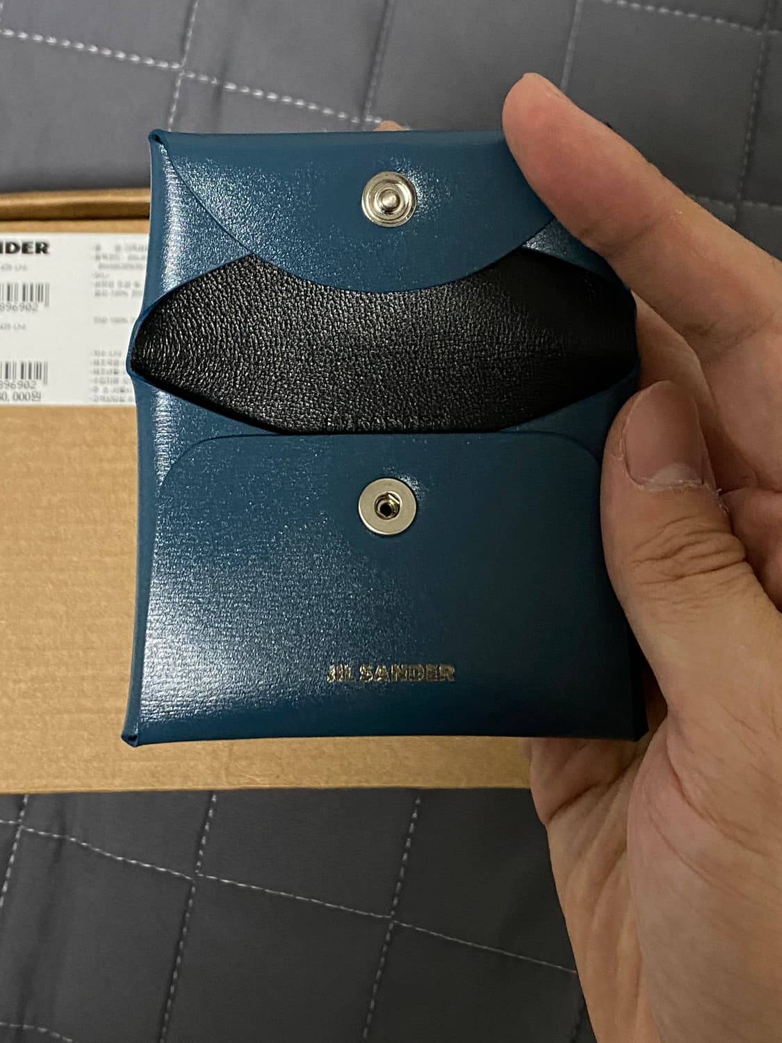 (유일매물) 질샌더 레더 동전지갑 상품이미지4