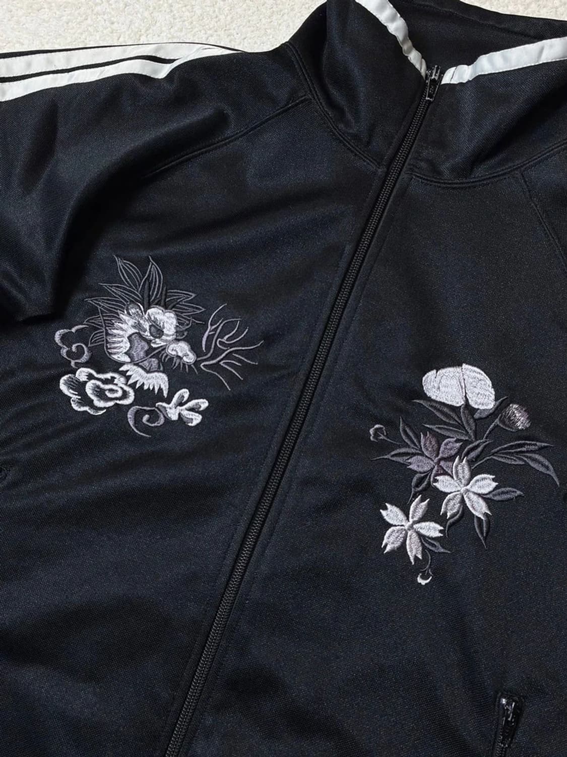 타케오키쿠치 00's 재팬 공작 자수 스카쟌 집업 PN6628    상품이미지6