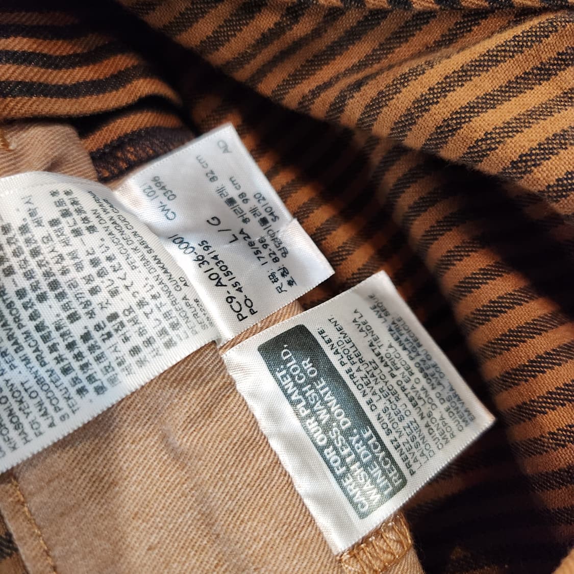 미사용)리바이스 레드탭 히코리 데님 오버롤 멜빵바지 L 상품이미지4