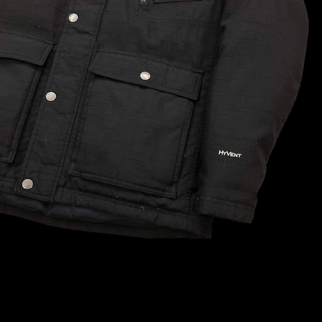 노스페이스 미주판 멀티포켓 하이벤트 블랙 패딩 상품이미지5