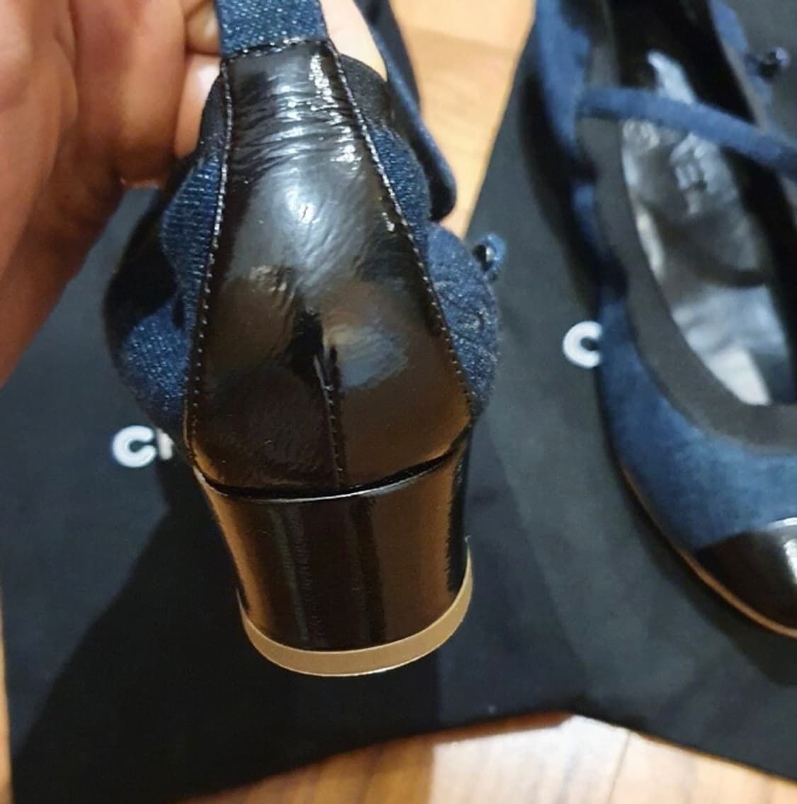 샤넬 빈티지 밴딩 슈즈 상품이미지3