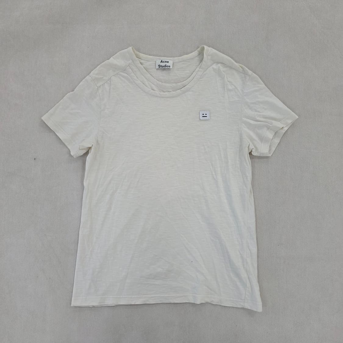 XL 고급 이모지페이스로고 라운드 반팔티 0224J 상품이미지1