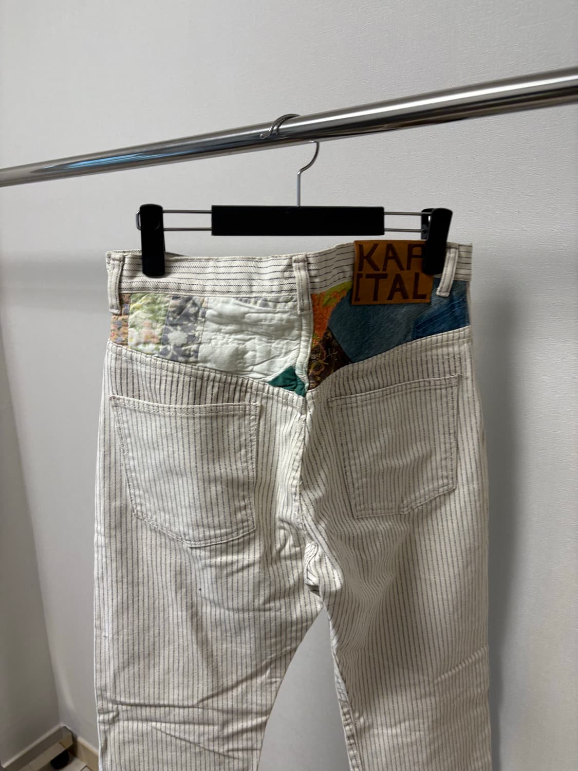 캐피탈 패치워크 스트라이프 팬츠 상품이미지5