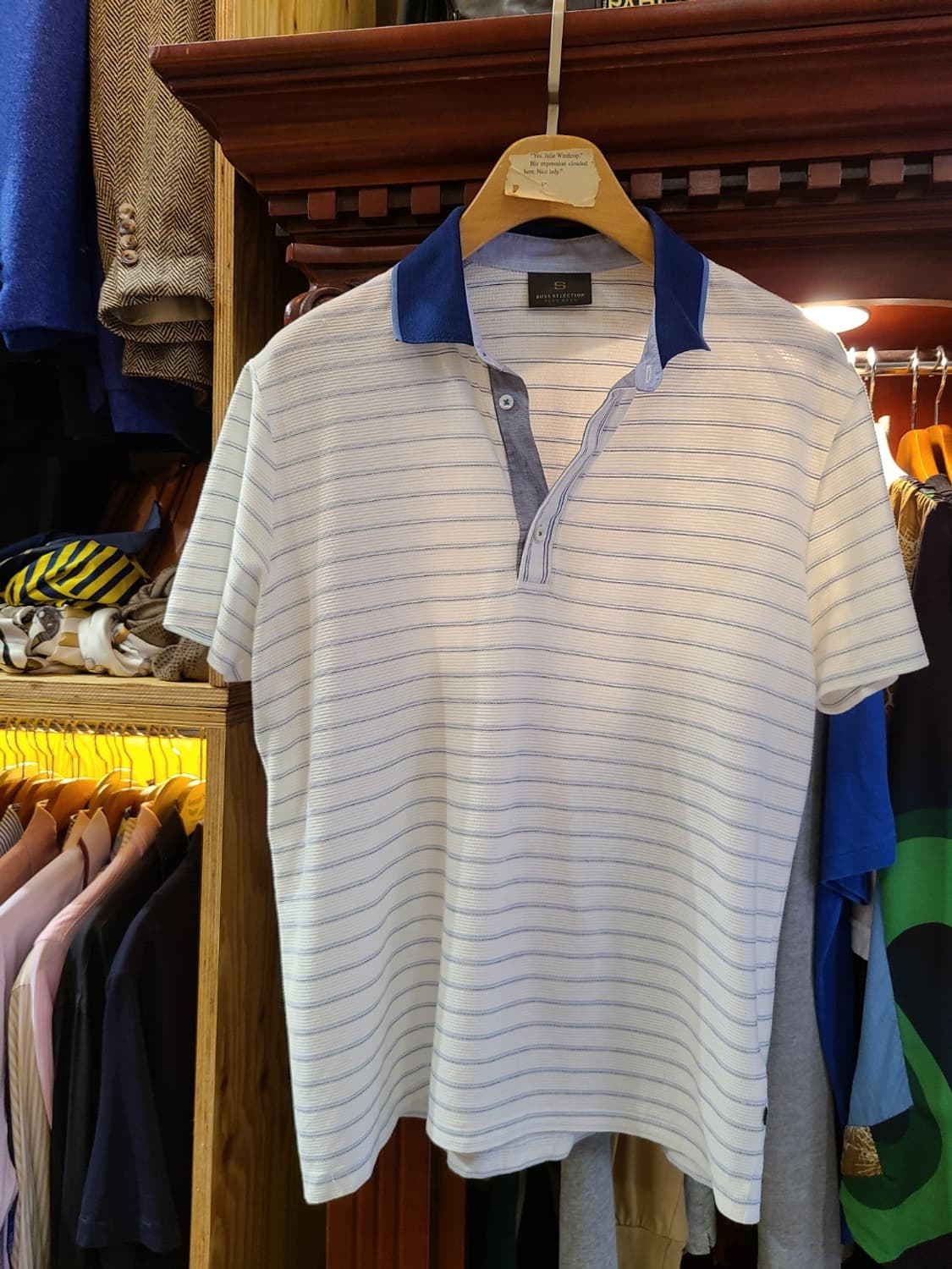 휴고보스 셀렉션 피퀘 티셔츠 상품이미지1