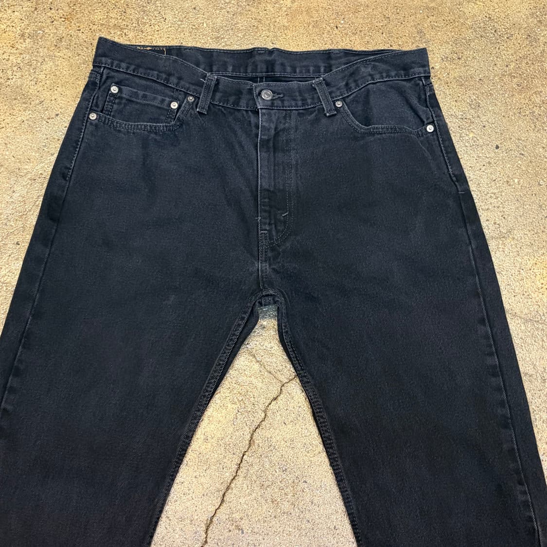 10s 미국 빈티지 리바이스 505 블랙진 청바지 상품이미지2
