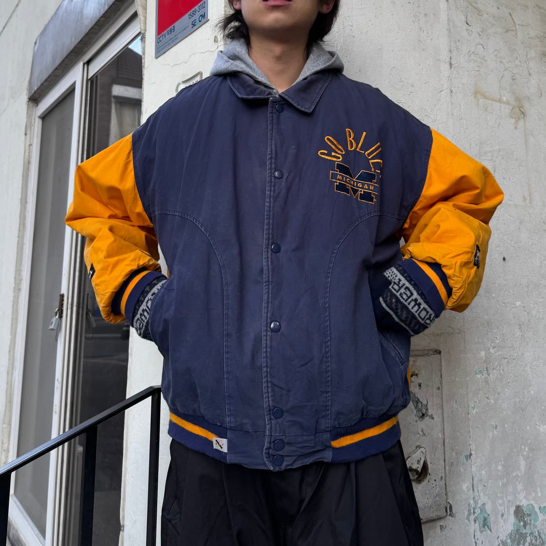 90‘s🇺🇸 Michigan Bomber Jacket 상품이미지2