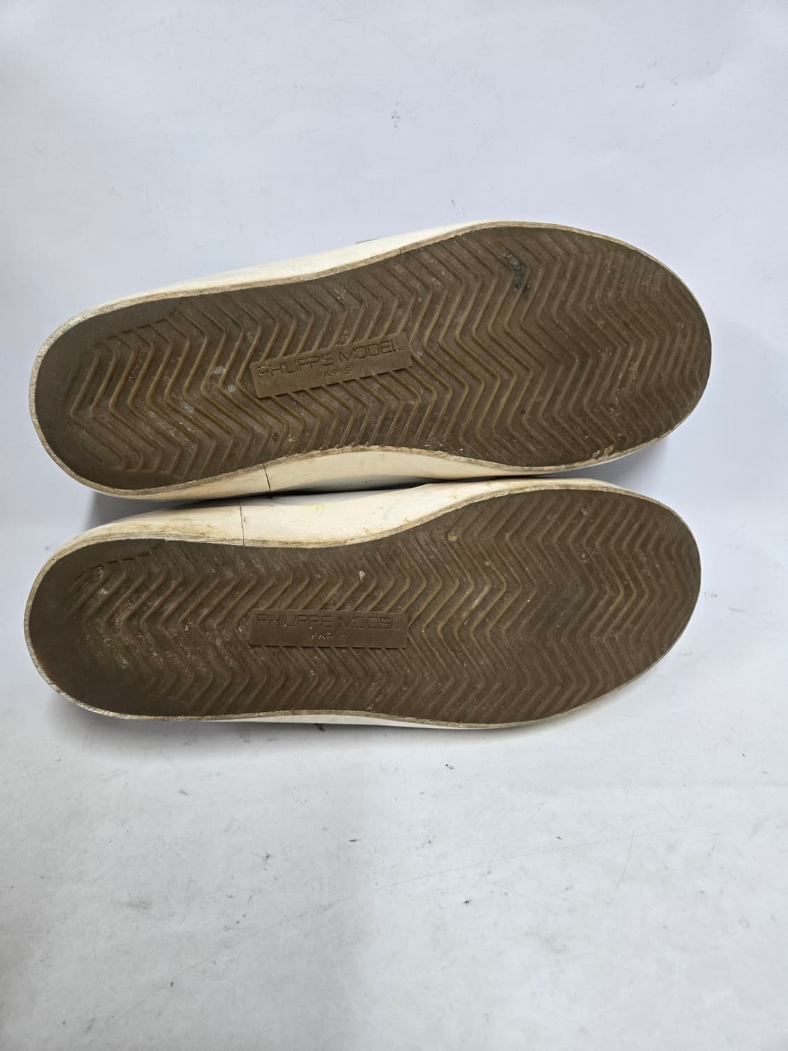 필립모델 화이트 실버 스니커즈 38 상품이미지5