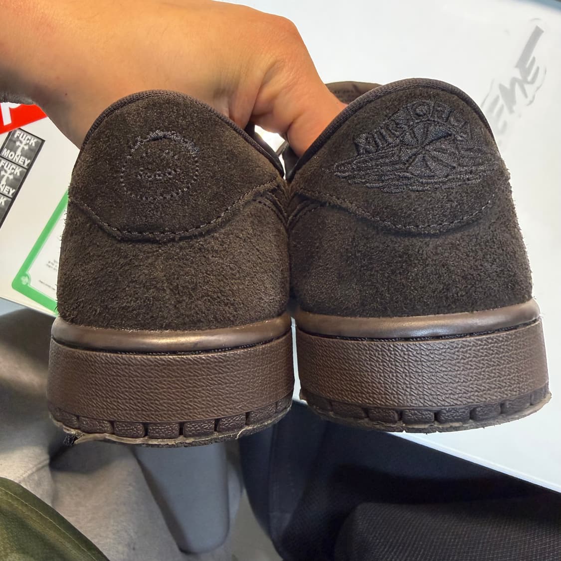 조던1 로우 스캇 벨벳 브라운 275 상품이미지5